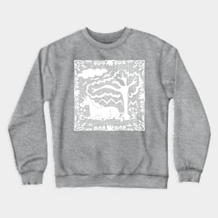 Unicorn Victorian Lace Crewneck Sweatshirt